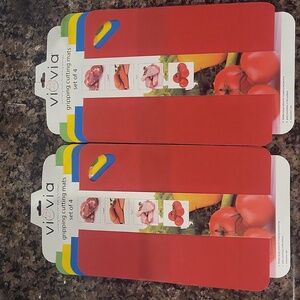 Lot of 2 Viovia Gripping cutting mats set of 4 each pack new flexible colored